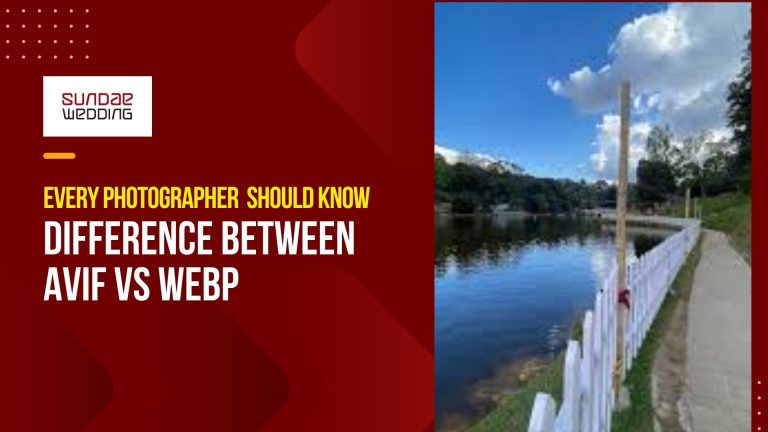 Different between the AVIF & WebP Wedding Photography